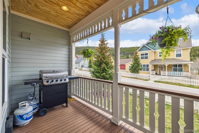 45 Bridge St, Breckenridge, CO 80424 - porch with grilling area and a residential view