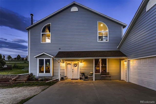 8370 Midsummer Ln, Elizabeth, CO 80107 - view of front facade featuring a garage