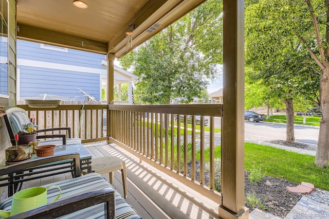 676 Hedgerow Way, Brighton, CO 80601 - view of wooden deck
