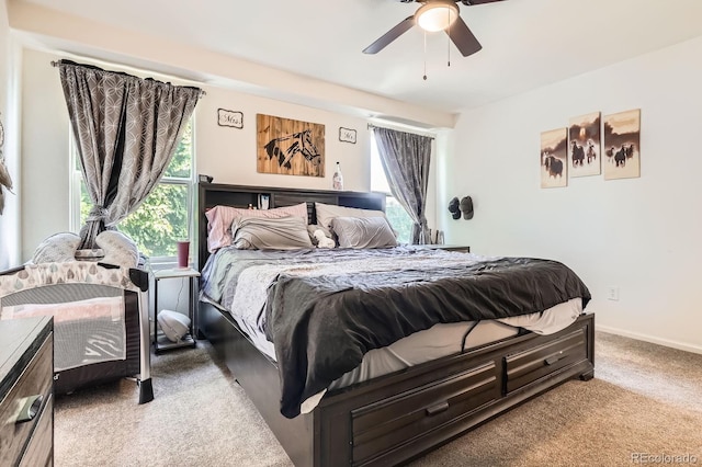 676 Hedgerow Way, Brighton, CO 80601 - carpeted bedroom featuring ceiling fan