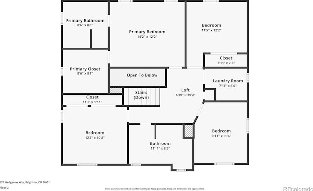676 Hedgerow Way, Brighton, CO 80601 - view of room layout
