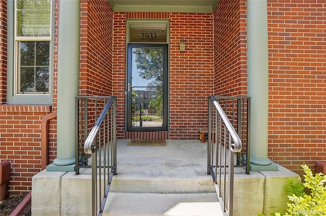 2933 Central Park Blvd, Denver, CO 80238 - view of exterior entry with brick siding and covered porch