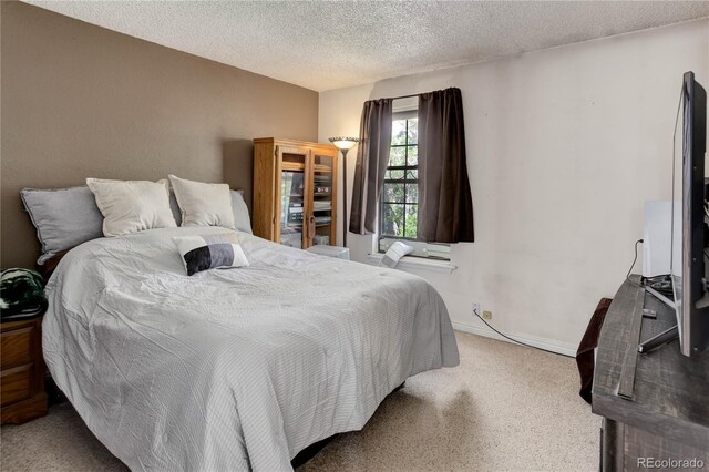 8144 Washington St Unit 192, Denver, CO 80229 - carpeted bedroom with a textured ceiling and baseboards