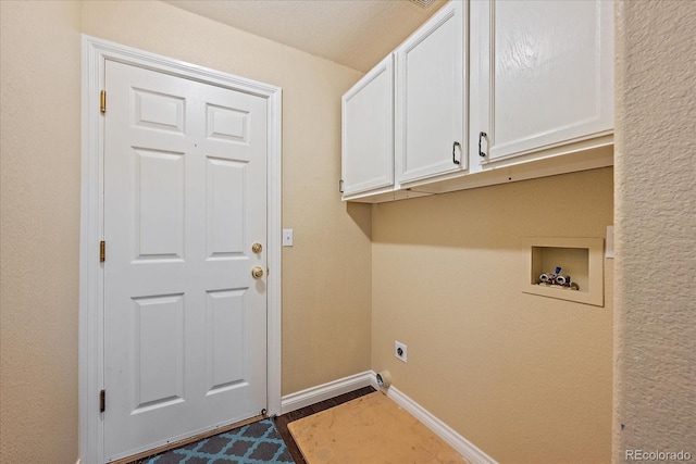 9406 Troon Village Way, Lone Tree, CO 80124 - laundry room with cabinet space, hookup for a washing machine, and electric dryer hookup