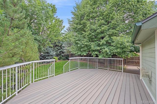 9406 Troon Village Way, Lone Tree, CO 80124 - deck featuring a fenced backyard
