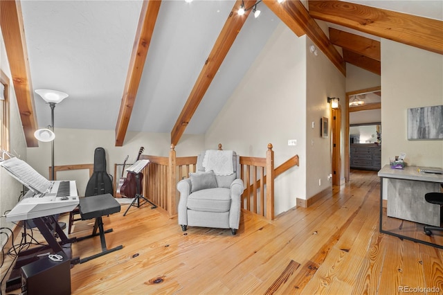 715 Clark Rd, Bailey, CO 80421 - home office with hardwood / wood-style floors