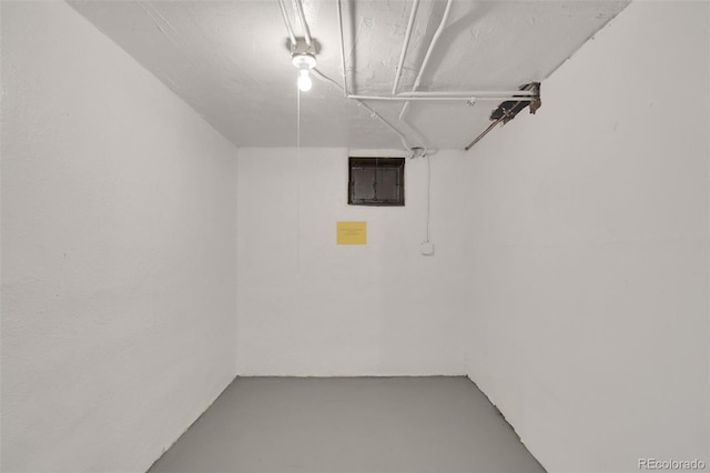 view of below grade area
