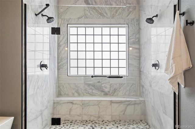 415 Butte Pkwy, Golden, CO 80403 - full bathroom featuring a shower stall and plenty of natural light