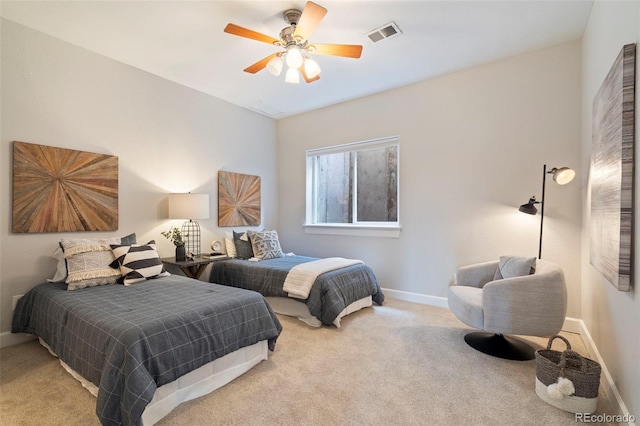 415 Butte Pkwy, Golden, CO 80403 - carpeted bedroom featuring baseboards and a ceiling fan