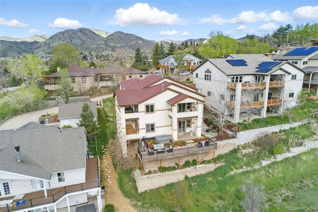 415 Butte Pkwy, Golden, CO 80403 - aerial view of residential area with a mountainous background