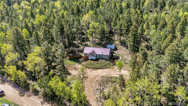 86 Will Stutley Dr, Divide, CO 80814 - view of subject property featuring a heavily wooded area