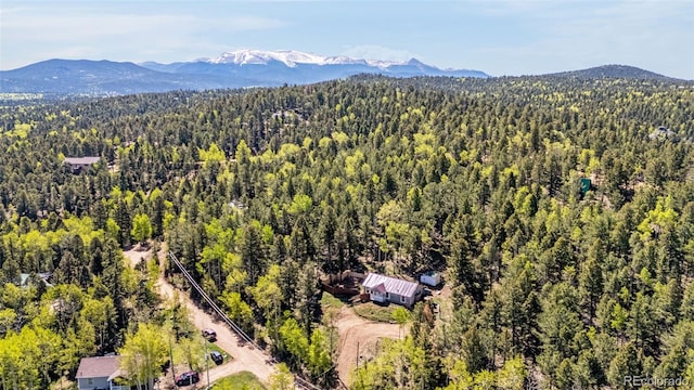 86 Will Stutley Dr, Divide, CO 80814 - aerial view of a forest and a mountain backdrop