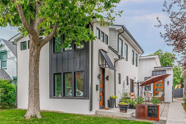 view of rear view of property