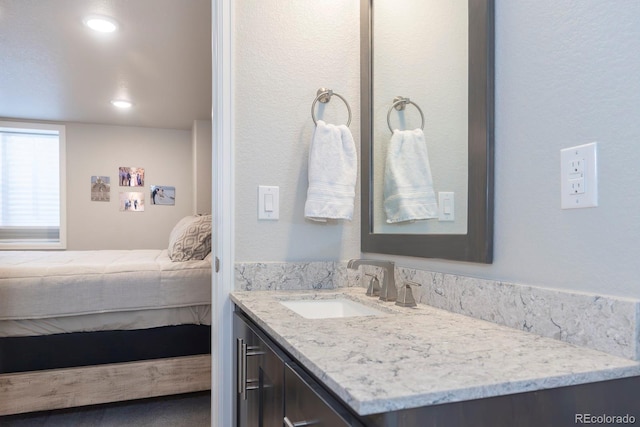 16102 Grebe Pl, Parker, CO 80134 - ensuite bathroom featuring vanity and recessed lighting