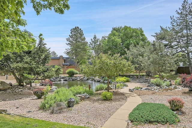 view of community featuring a patio area