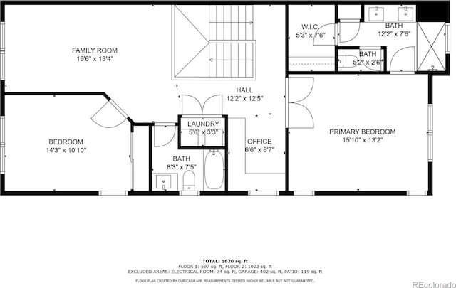 12497 W Virginia Ave, Lakewood, CO 80228 - floor plan / room layout