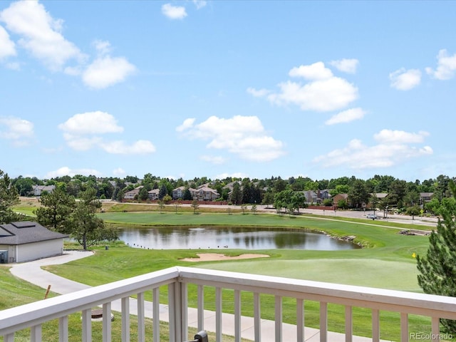 9323 Notts Ct, Lone Tree, CO 80124 - water view featuring a local golf course