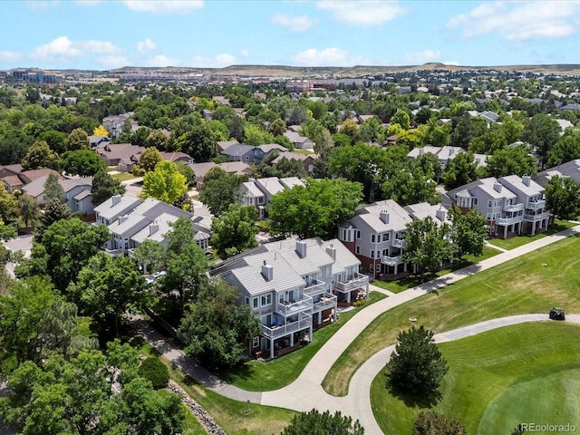9323 Notts Ct, Lone Tree, CO 80124 - aerial perspective of suburban area with a golf course