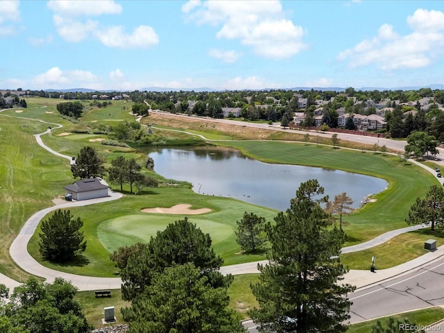 9323 Notts Ct, Lone Tree, CO 80124 - aerial view of a large body of water and a local golf course
