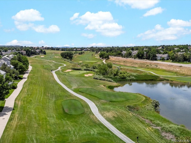 9323 Notts Ct, Lone Tree, CO 80124 - bird's eye view of a large body of water and a golf club