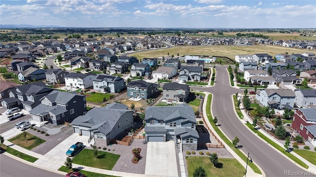 55 Morgan Cir, Erie, CO 80516 - aerial overview of property's location featuring nearby suburban area