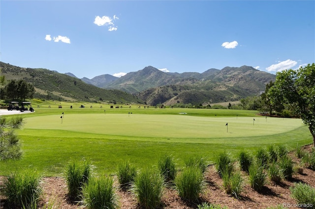 8002 Galileo Way, Littleton, CO 80125 - view of property's community with a mountain view and view of golf course