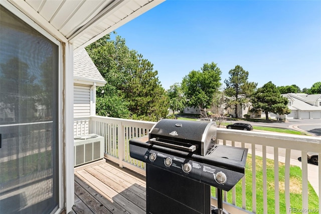 12573 E Pacific Cir Unit C, Aurora, CO 80014 - wooden terrace featuring area for grilling