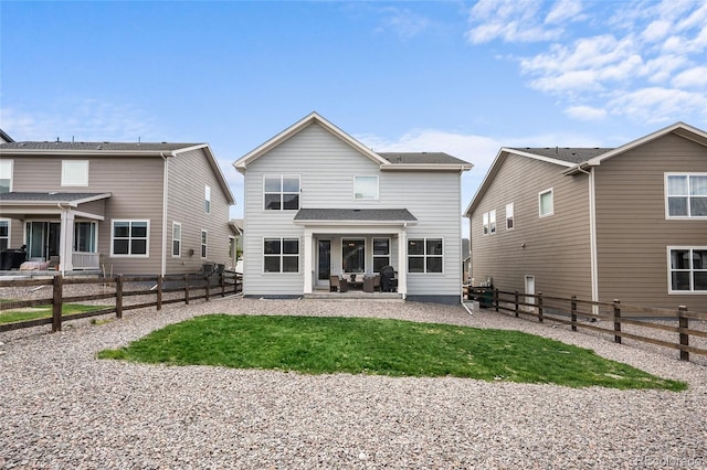 199 Simmental Loop, Castle Rock, CO 80104 - back of property with a patio and a fenced backyard