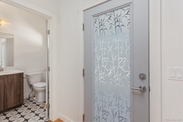 334 Old Stage Rd Unit B, Salida, CO 81201 - bathroom featuring vanity and tile patterned floors