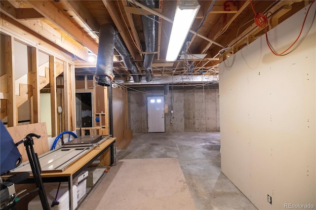 112 8th St, Hugo, CO 80821 - view of unfinished basement