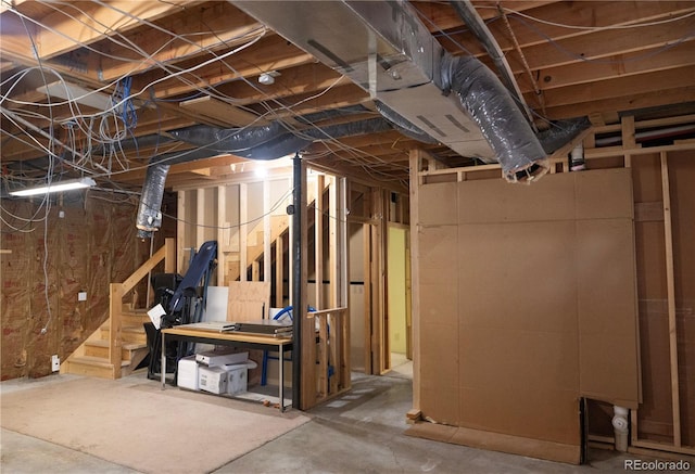 112 8th St, Hugo, CO 80821 - view of unfinished basement