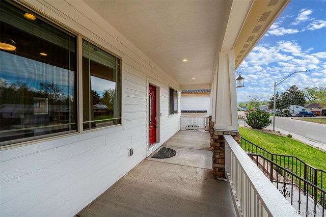 5372 W 68th Ave, Arvada, CO 80003 - view of patio featuring covered porch