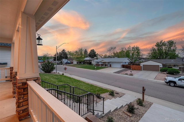 5372 W 68th Ave, Arvada, CO 80003 - exterior space featuring covered porch and a residential view