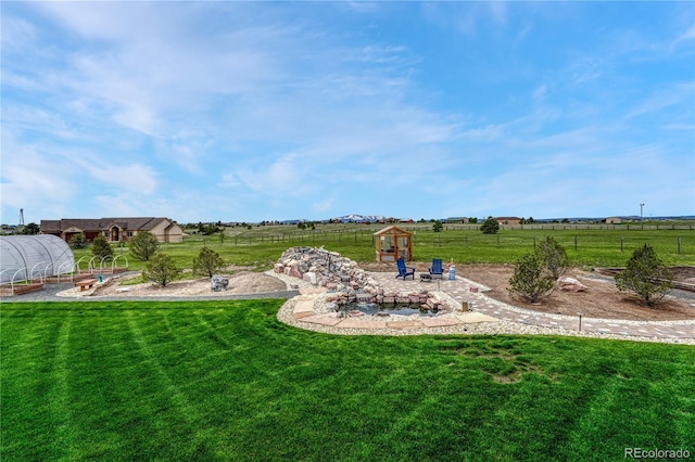 16256 Ridge Run Dr, Colorado Springs, CO 80908 - view of yard featuring an exterior structure and an outdoor structure