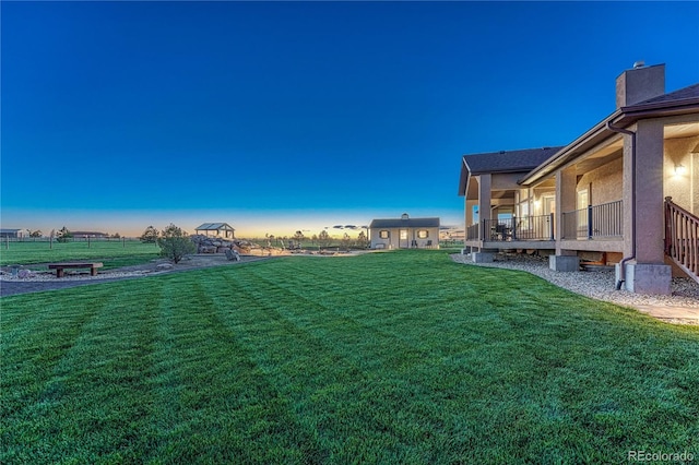 16256 Ridge Run Dr, Colorado Springs, CO 80908 - view of grassy yard