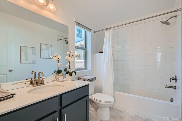 15336 W 68th Loop, Arvada, CO 80007 - bathroom featuring vanity, shower / tub combo, and tile patterned flooring