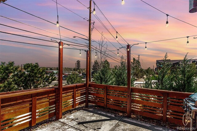 view of patio / terrace with fence
