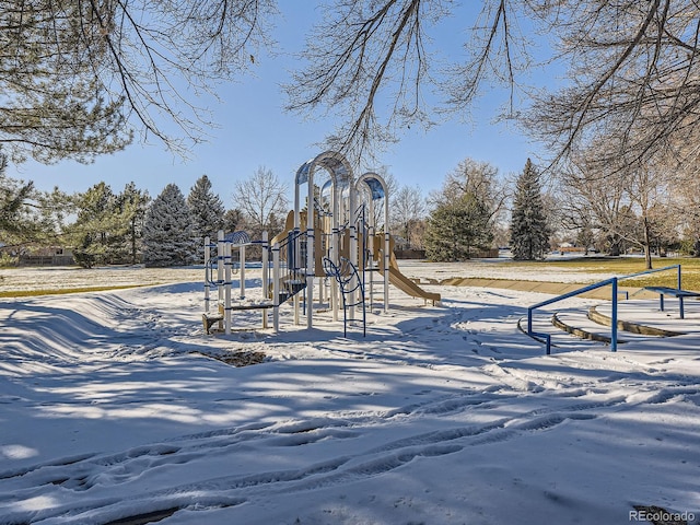 view of jungle gym