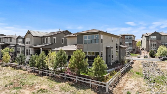 507 Red Thistle Dr, Highlands Ranch, CO 80126 - rear view of property featuring a residential view