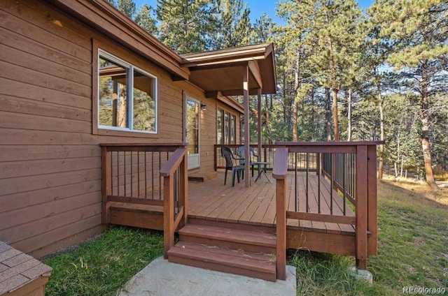 14 Aspen Dr, Bailey, CO 80421 - view of deck