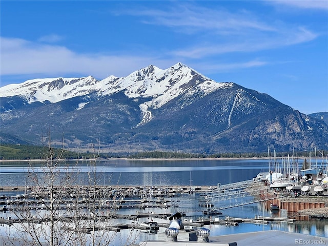 512 Tenderfoot St Unit 143, Dillon, CO 80435 - mountain view featuring a nearby body of water