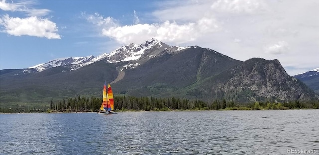 512 Tenderfoot St Unit 143, Dillon, CO 80435 - water view with mountains