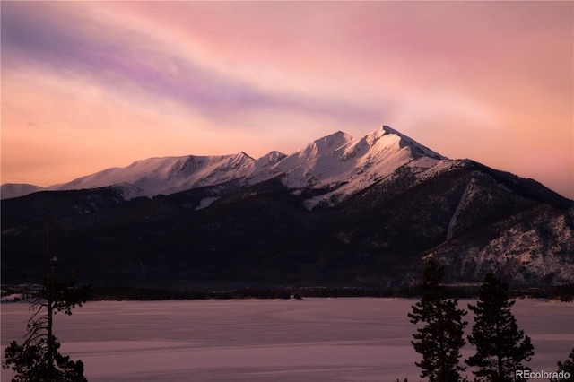 512 Tenderfoot St Unit 143, Dillon, CO 80435 - view of mountain backdrop featuring a nearby body of water