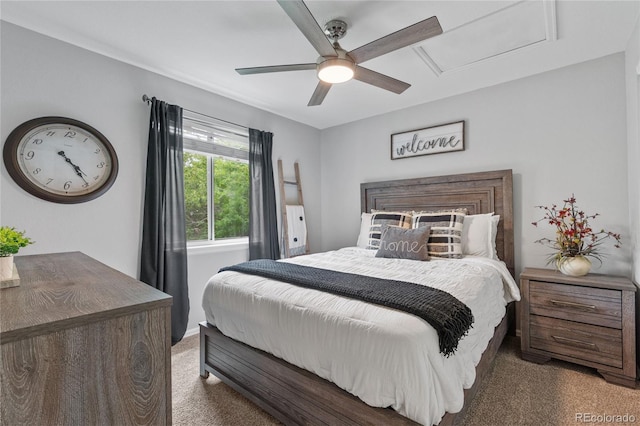 19935 E Stanford Dr, Centennial, CO 80015 - carpeted bedroom featuring a ceiling fan