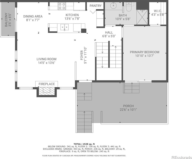 4882 W 68th Ave Unit 4, Westminster, CO 80030 - room layout