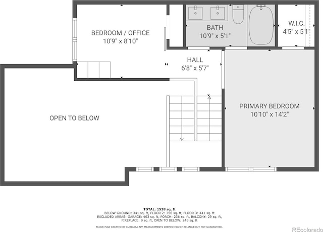 4882 W 68th Ave Unit 4, Westminster, CO 80030 - home floor plan