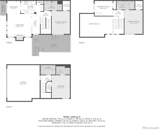 4882 W 68th Ave Unit 4, Westminster, CO 80030 - floor plan / room layout