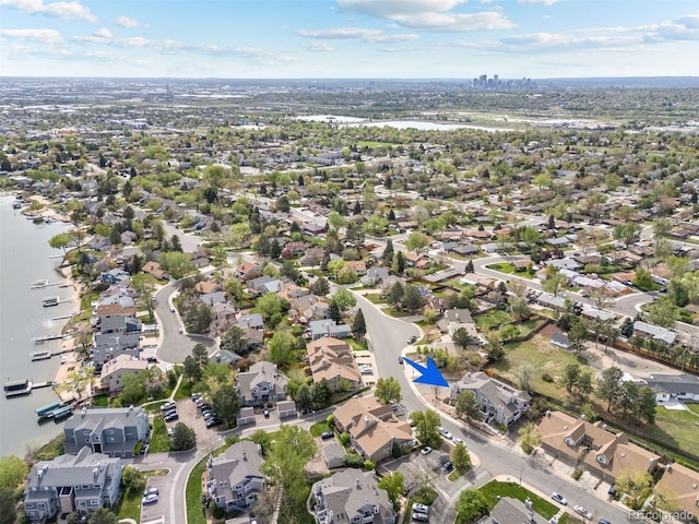 4882 W 68th Ave Unit 4, Westminster, CO 80030 - aerial view of residential area featuring a large body of water