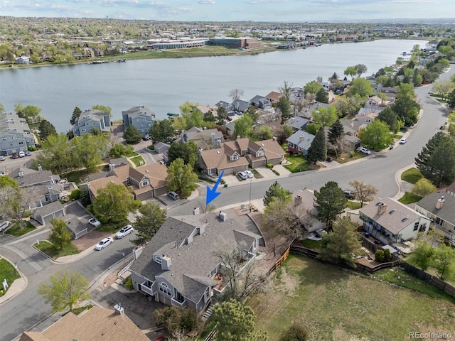 4882 W 68th Ave Unit 4, Westminster, CO 80030 - aerial overview of property's location featuring nearby suburban area and a nearby body of water