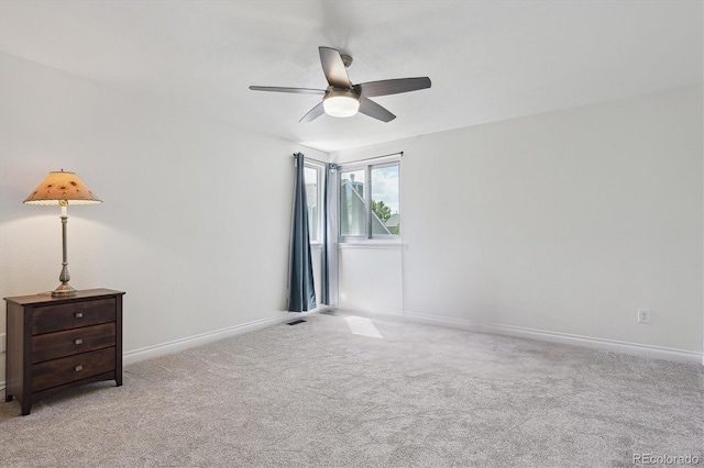 4750 S Dudley St Unit 21, Littleton, CO 80123 - carpeted empty room with ceiling fan and baseboards